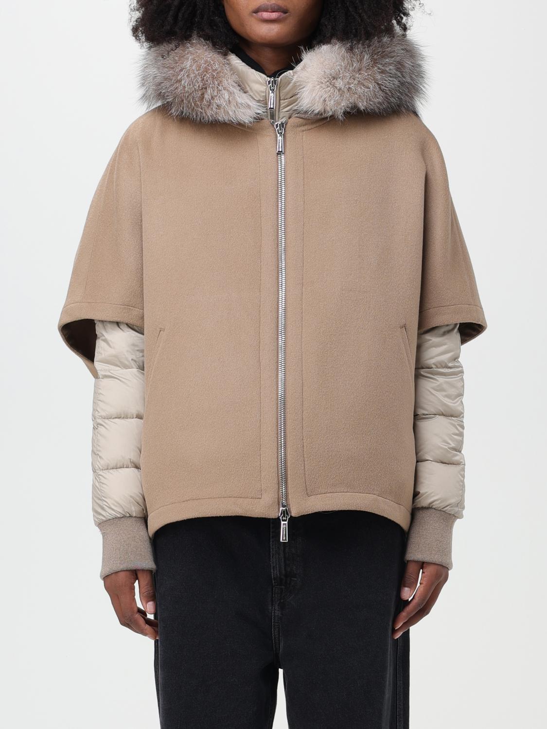 MOORER JACKET: Jacket woman Moorer, Beige - Img 1