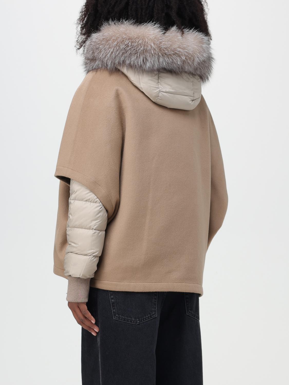 MOORER JACKET: Jacket woman Moorer, Beige - Img 2