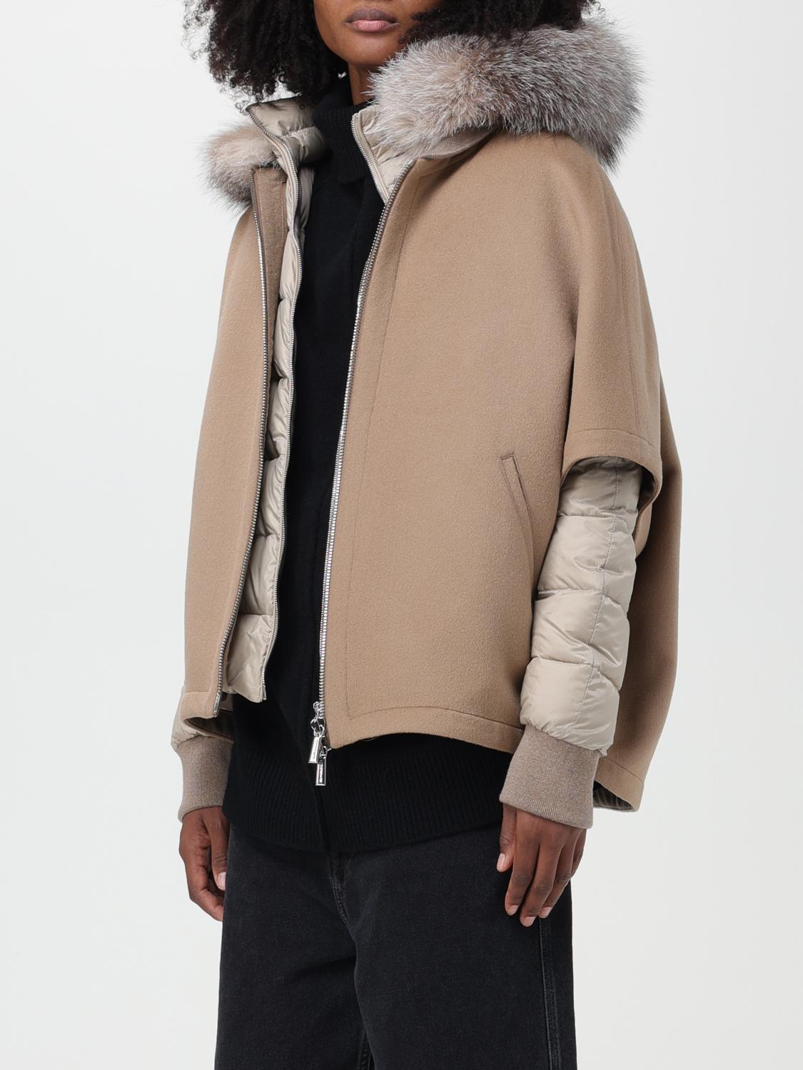 MOORER JACKET: Jacket woman Moorer, Beige - Img 3