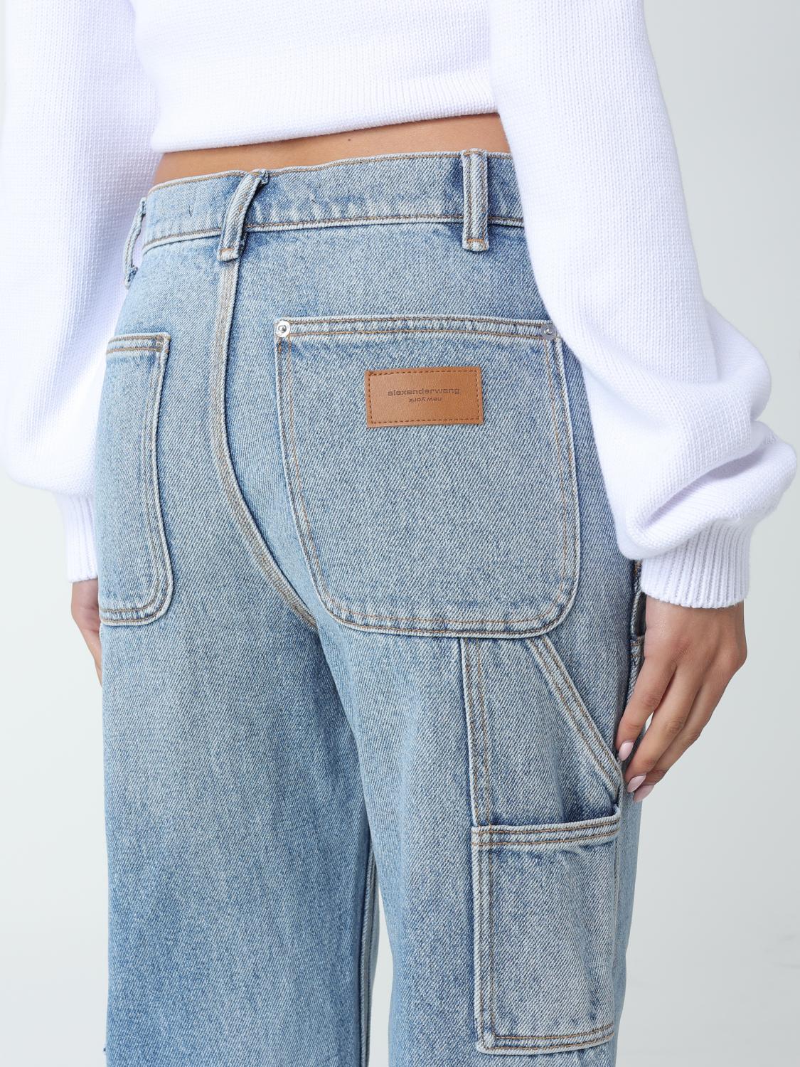 ALEXANDER WANG: jeans in cotton - Blue | Alexander Wang ALEXANDER WANG: jeans in cotton - Blue | Alexander Wang