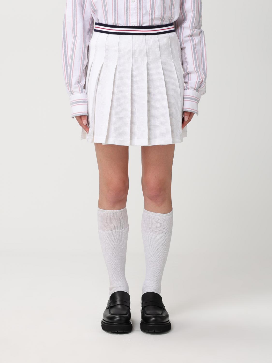 THOM BROWNE FALDA: Falda mujer Thom Browne, Blanco - Img 1