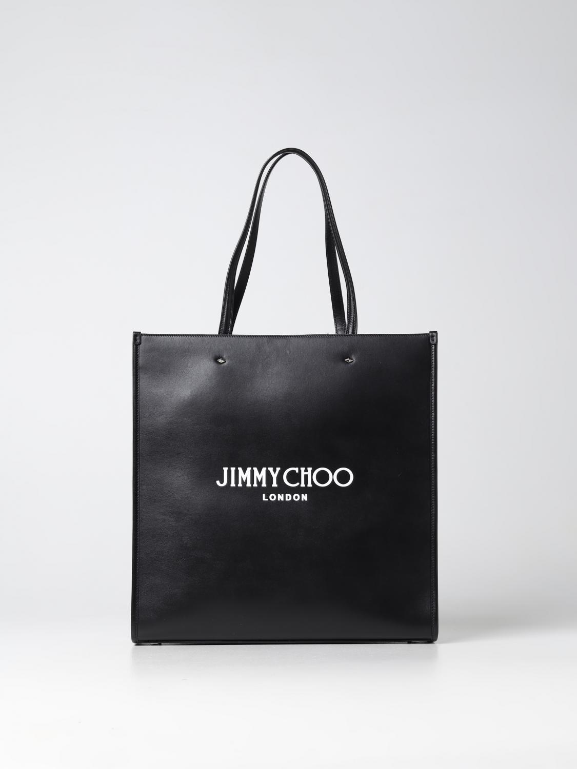Jimmy Choo N/S leather bag - Black | NSTOTELANR | GIGLIO.COM