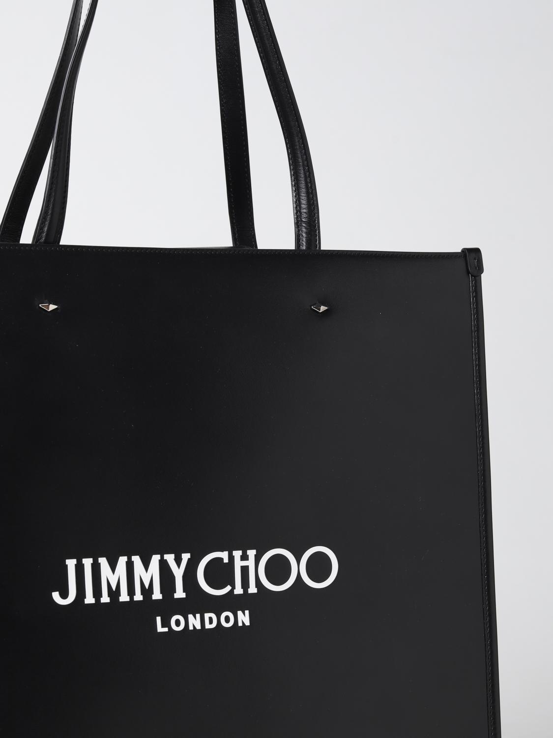 Jimmy Choo N/S leather bag - Black | NSTOTELANR | GIGLIO.COM