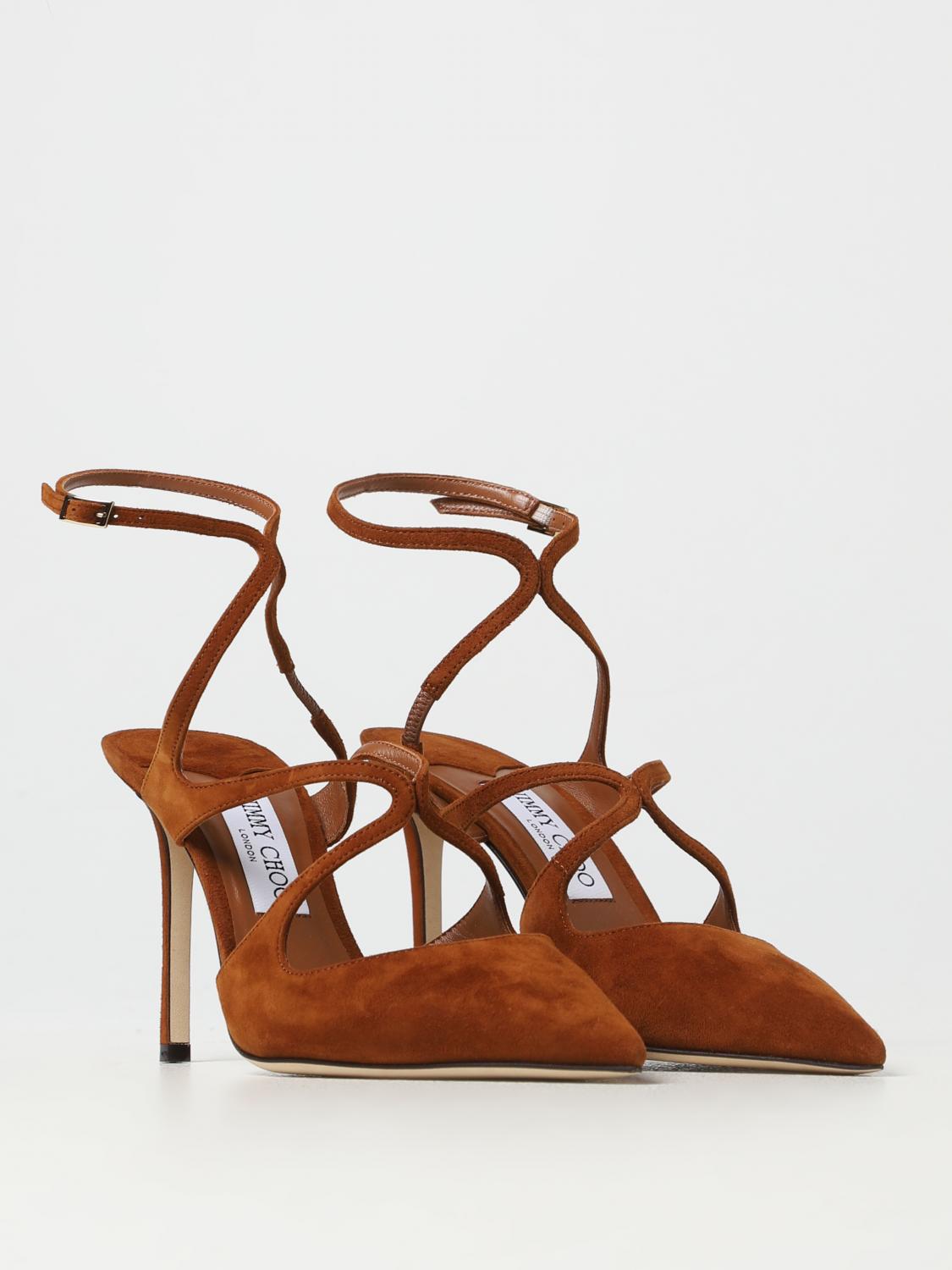 Jimmy Choo Pumps Azia 95 in suede - Brown | AZIA PUMP 95 SUE