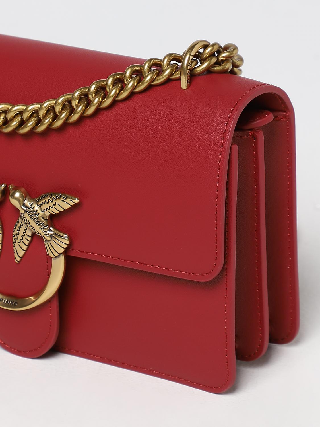 PINKO MINITASCHE: Schultertasche damen Pinko, Rot - Img 3