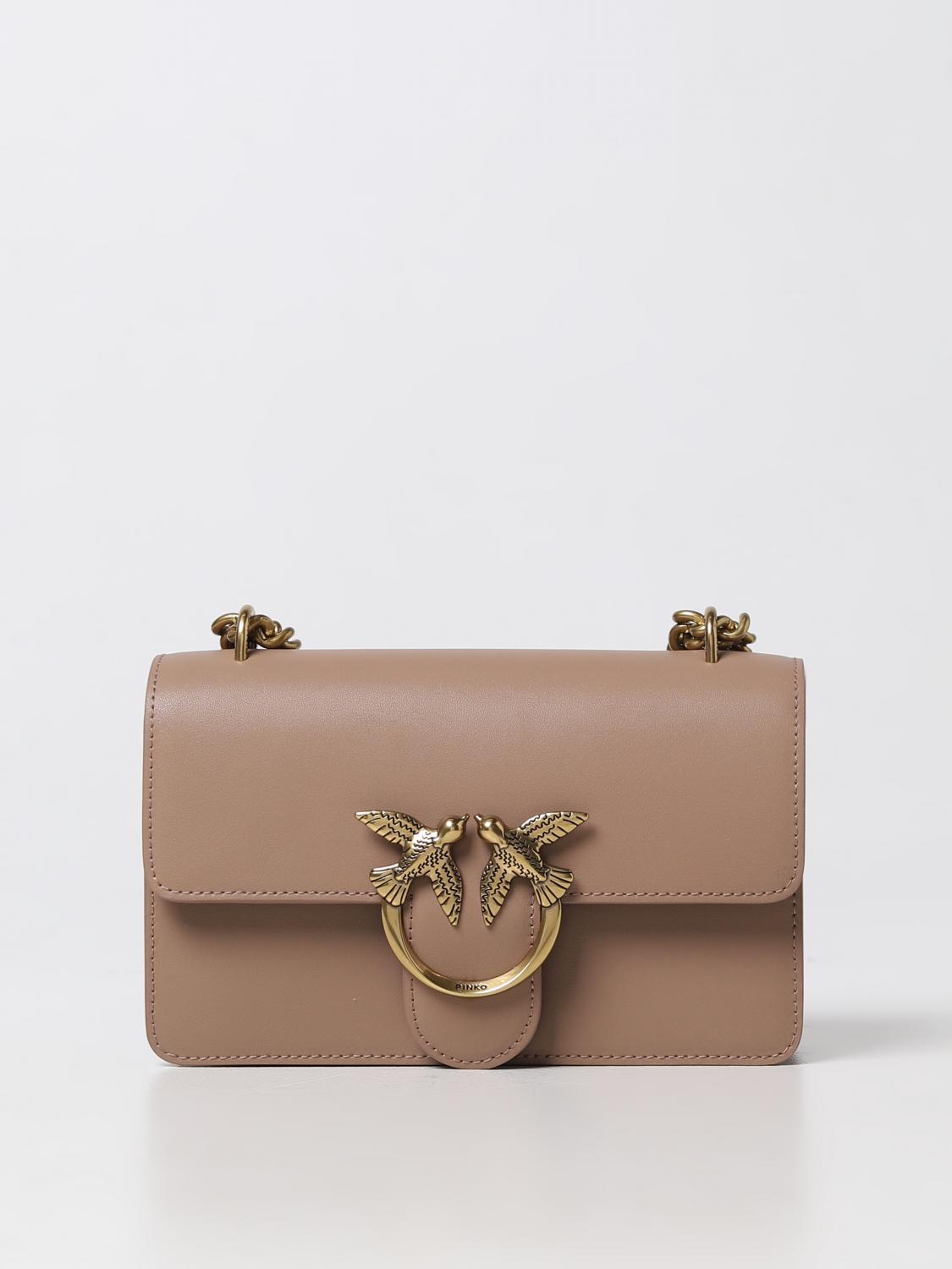 PINKO MINITASCHE: Schultertasche damen Pinko, Beige - Img 1