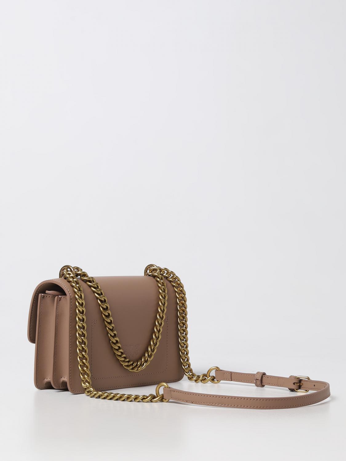 PINKO MINITASCHE: Schultertasche damen Pinko, Beige - Img 2