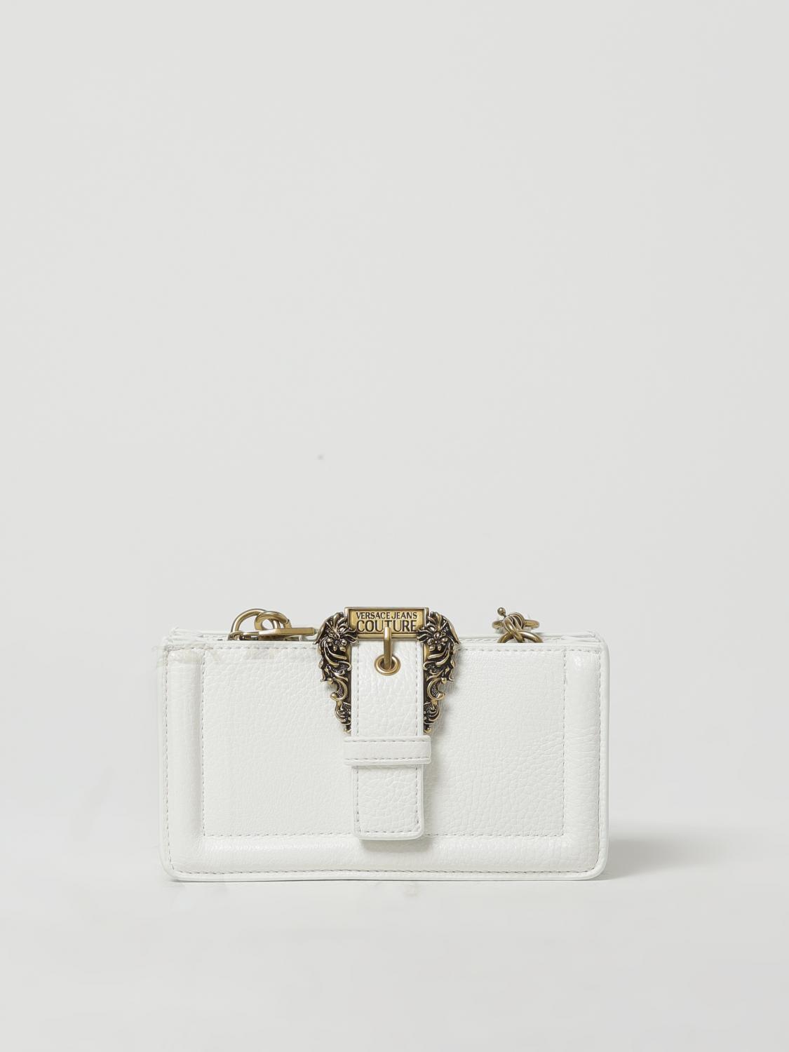 VERSACE JEANS COUTURE MINI BOLSO: Bandolera mujer Versace Jeans Couture, Blanco - Img 1