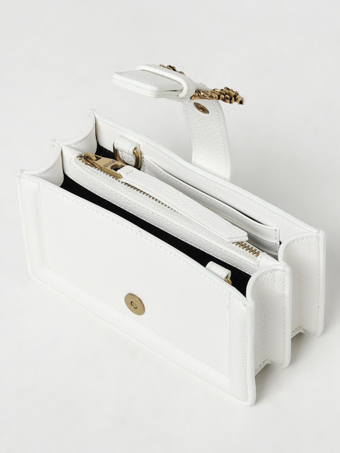 VERSACE JEANS COUTURE MINI BOLSO: Bandolera mujer Versace Jeans Couture, Blanco - Img 3