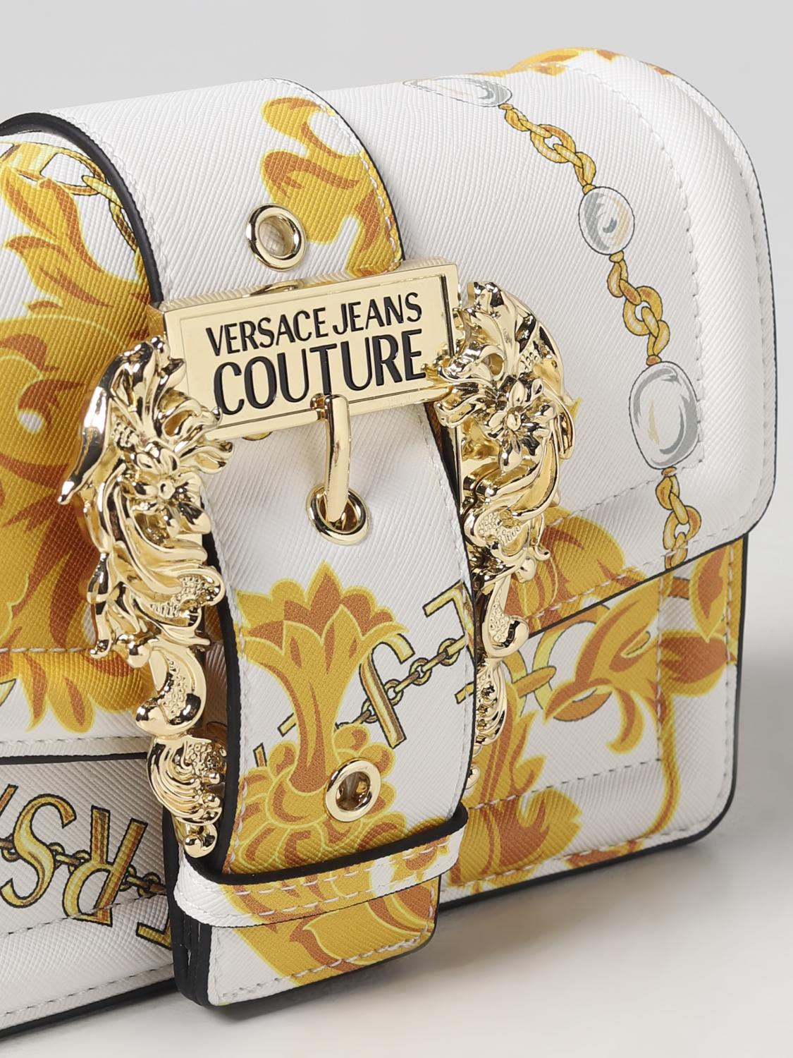 VERSACE JEANS COUTURE MINI BOLSO: Bandolera mujer Versace Jeans Couture, Blanco - Img 3
