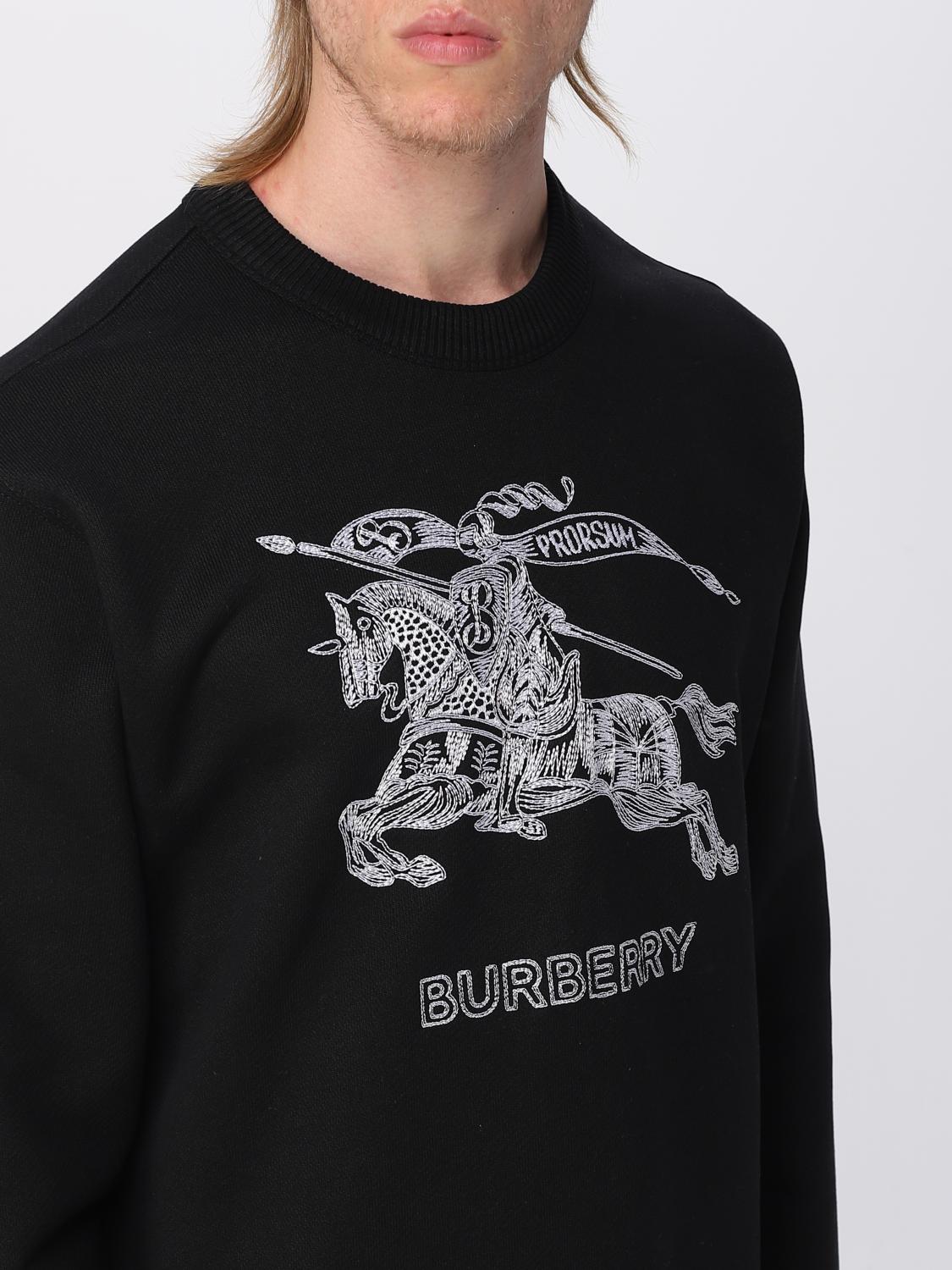 Burberry sweatshirt in cotton with Equestrian Knight embroidery