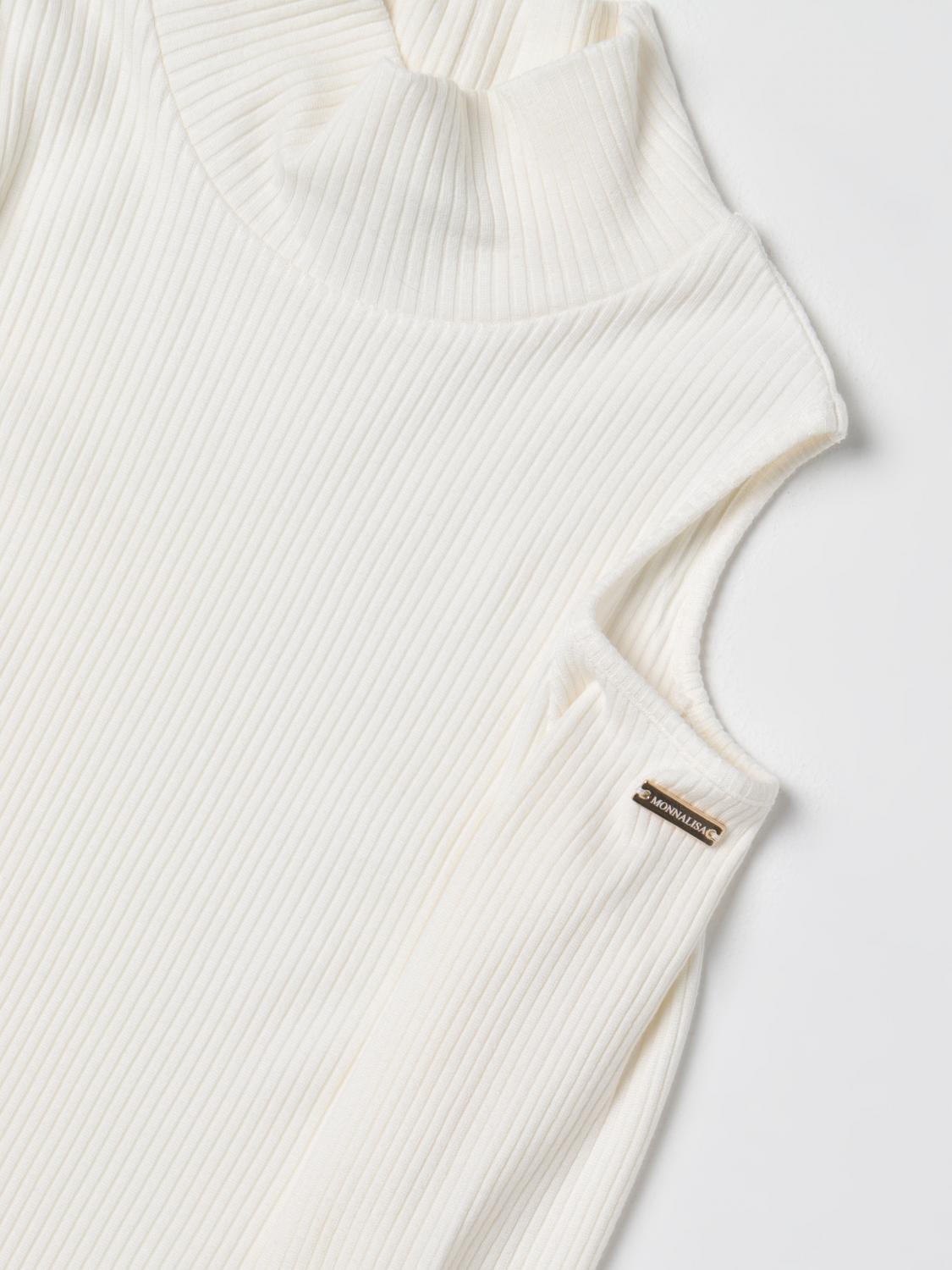 MONNALISA ROBE: Robe enfant Monnalisa, Blanc - Img 3