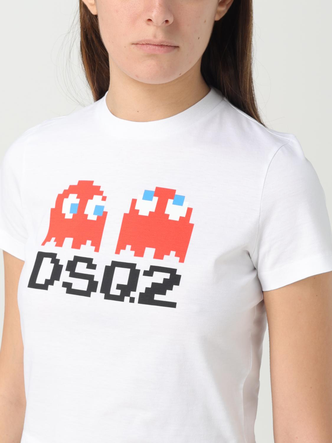 Dsquared2 Pac-Man™ x cotton t-shirt - White | S72GD0492S23009