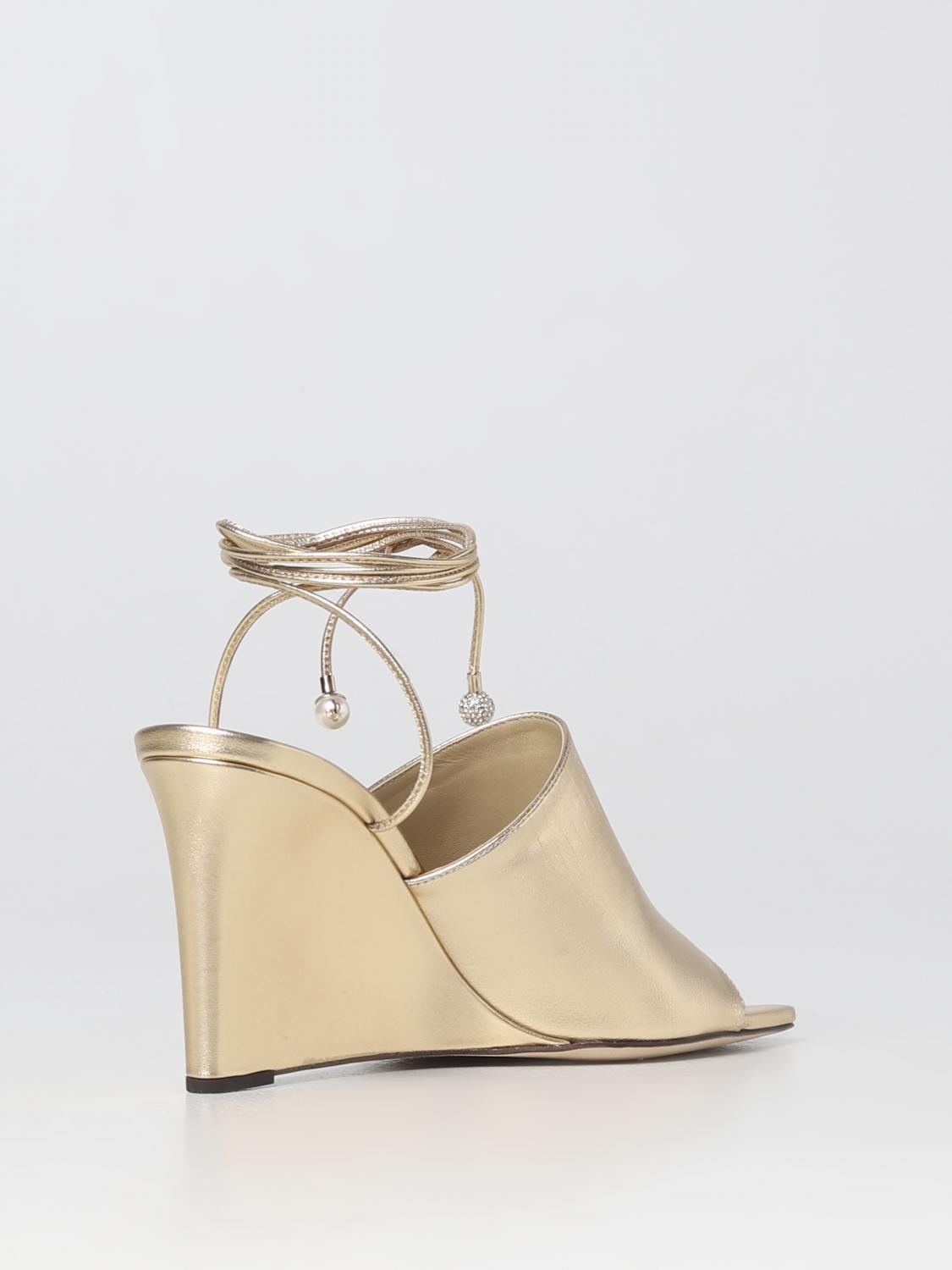 シューズ・サンダルその他 JIMMY CHOO Woman Wedge shoes Gold ELYNA85MNA GOLD Jimmy Chooアウトレット：ハイヒール レディース - ゴールド
