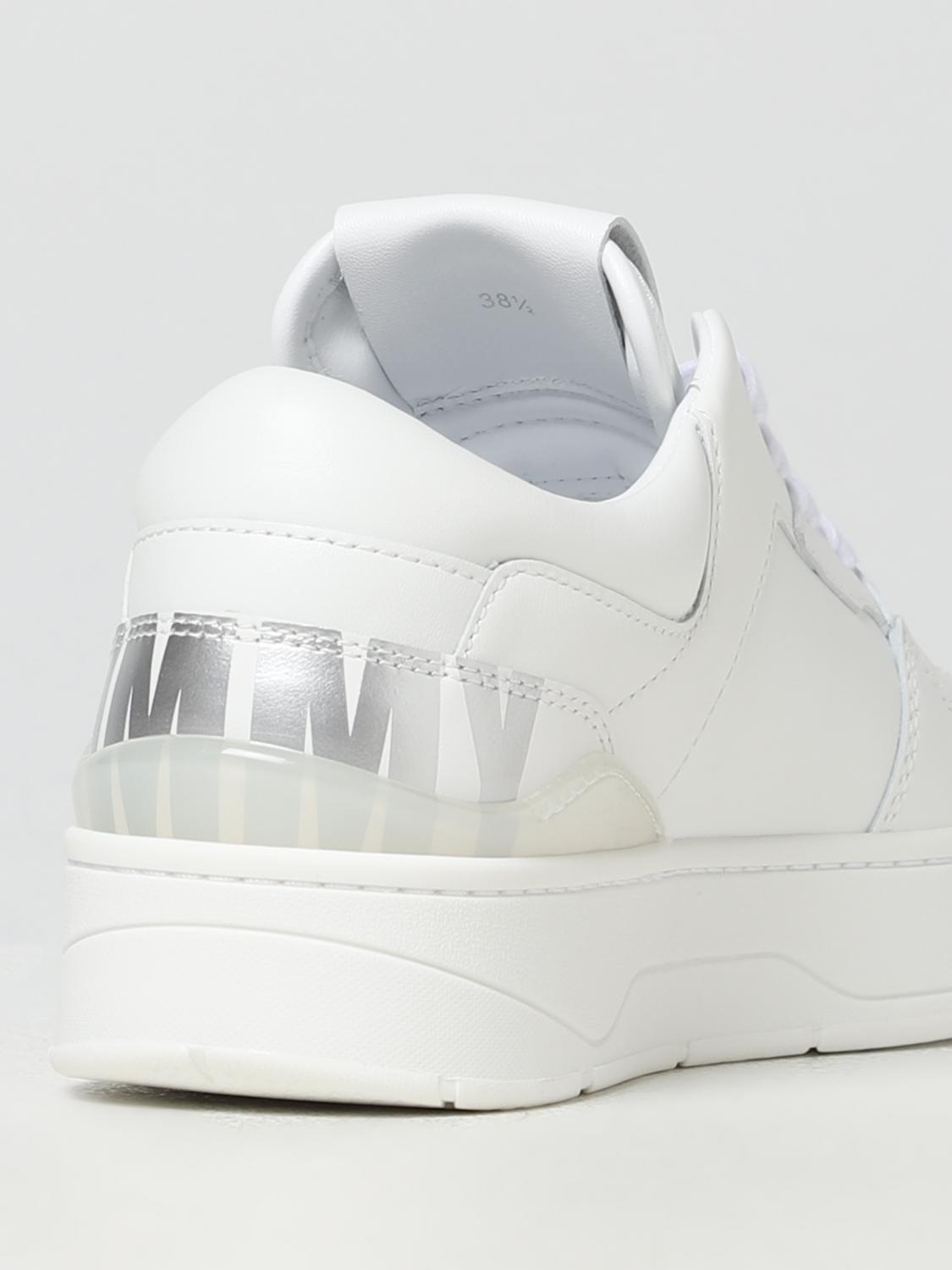 JIMMY CHOO BASKETS: Baskets femme Jimmy Choo, Blanc - Img 3