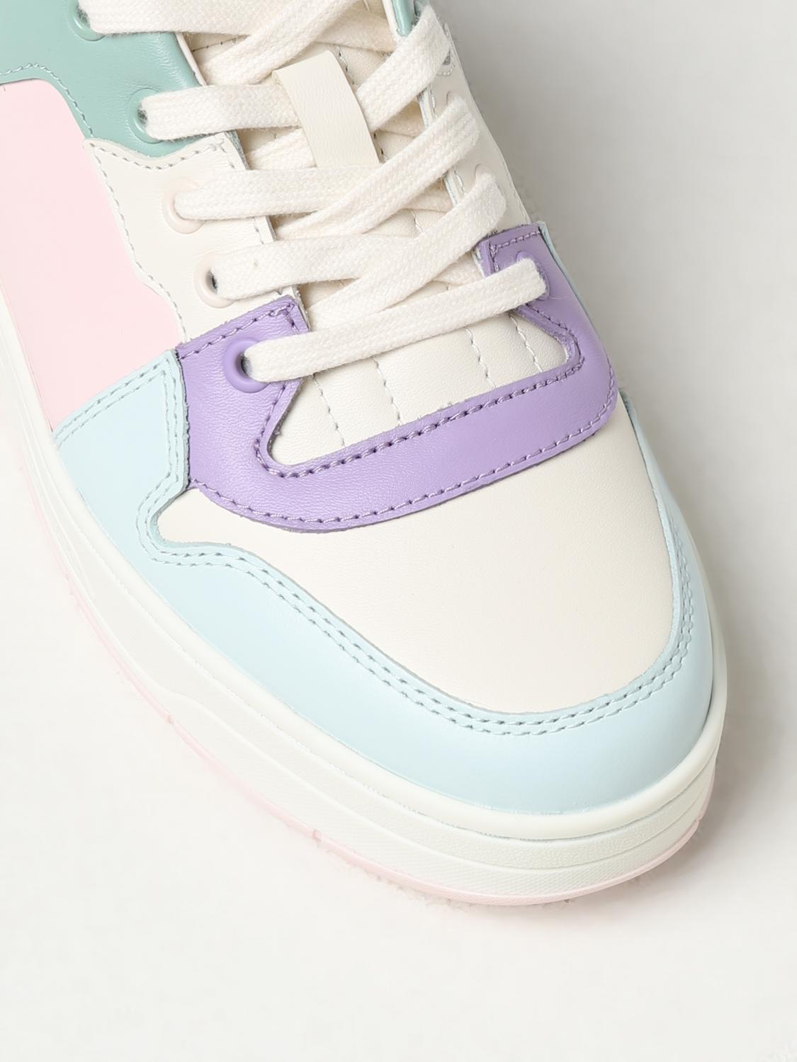 JIMMY CHOO SNEAKERS: Sneakers Florent Jimmy Choo in pelle, Rosa - Img 4