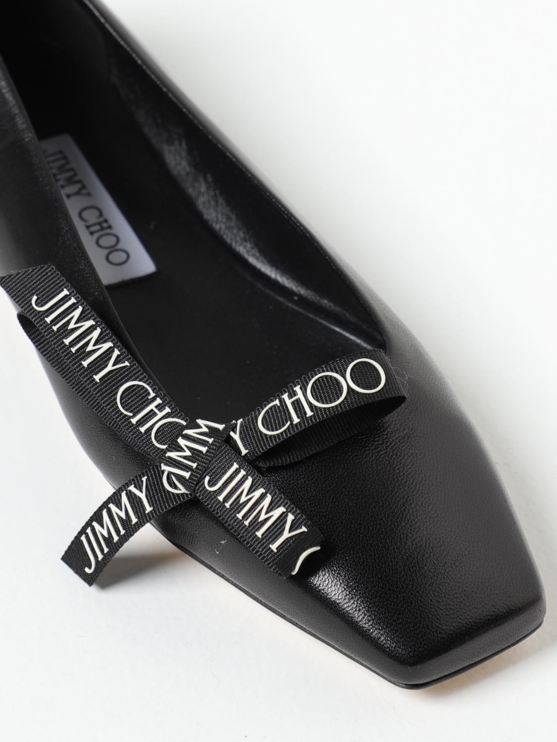 Jimmy Choo Veda ballerinas in nappa leather with bow - Black Jimmy Choo Veda ballerinas in nappa leather with bow - Black