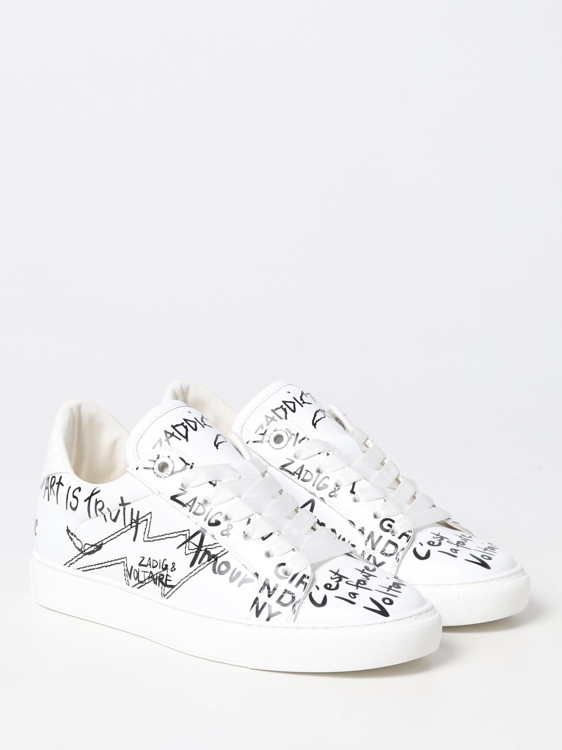 Zadig & Voltaire Sneakers woman - White | SWSN00443 | GIGLIO.COM