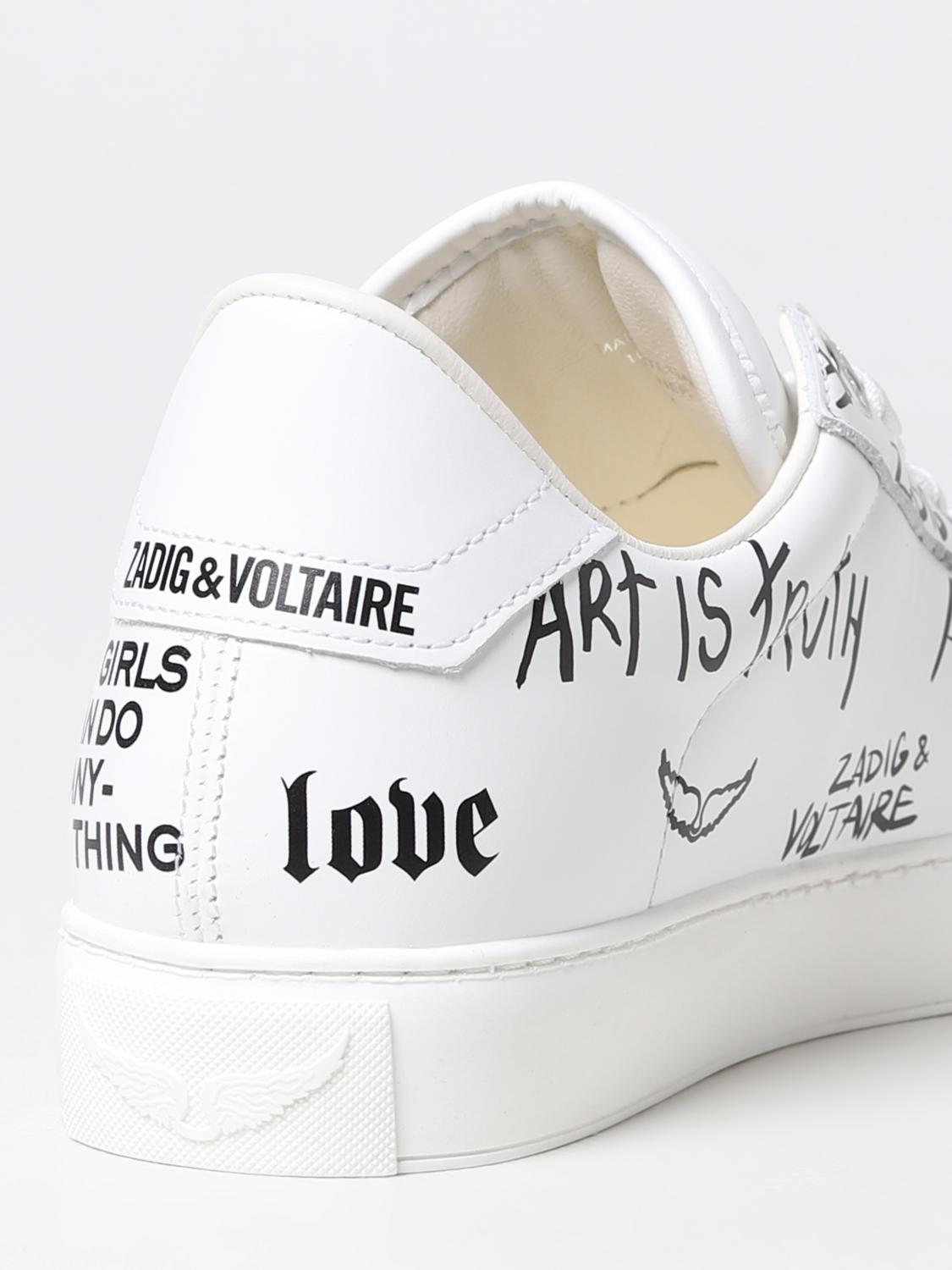 Zadig & Voltaire Sneakers woman - White | SWSN00443 | GIGLIO.COM