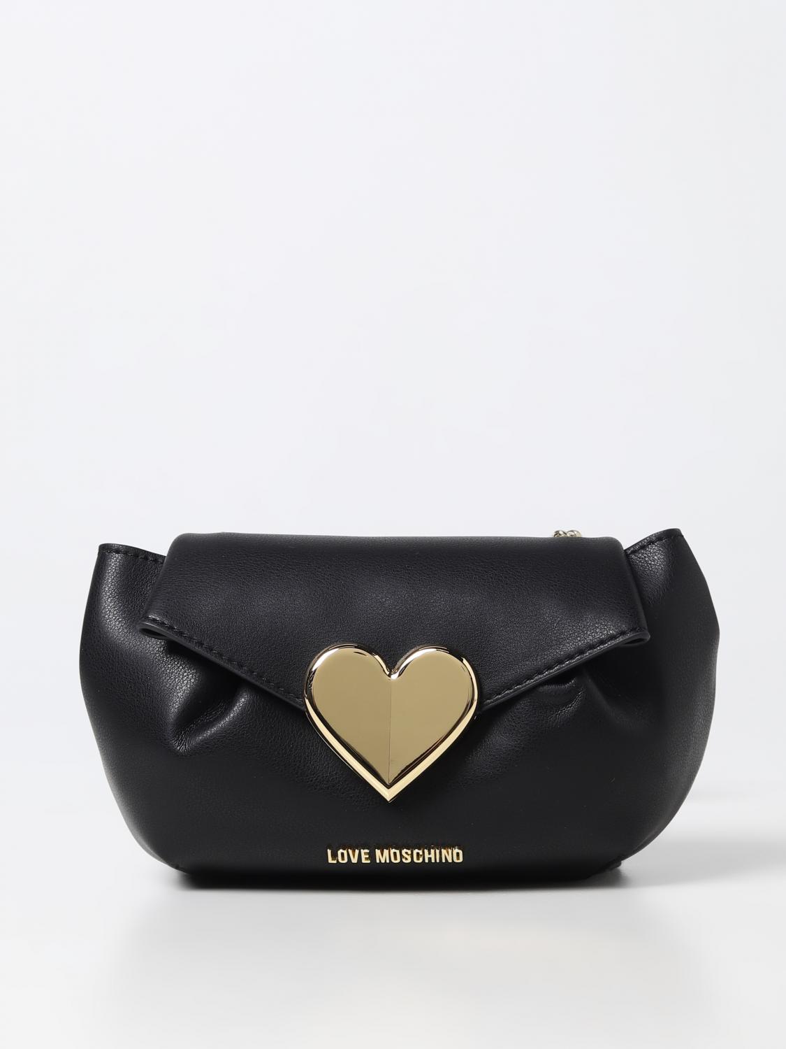 LOVE MOSCHINO: Sac homme Noir Mini Sac Love Moschino