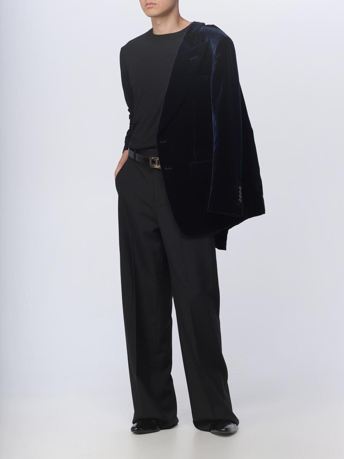 TOM FORD BLAZER: Tom Ford velvet blazer, Blue - Img 2