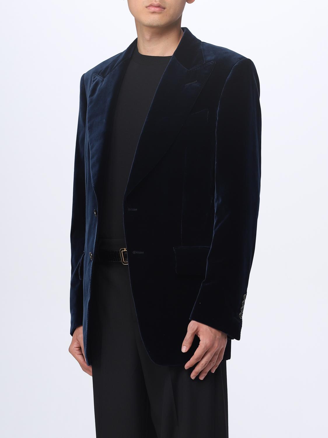 TOM FORD BLAZER: Tom Ford velvet blazer, Blue - Img 4
