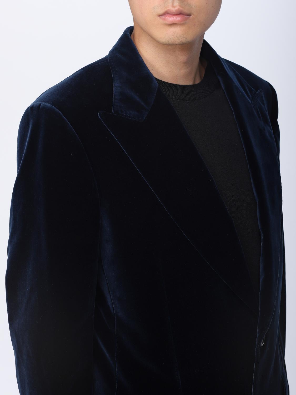 TOM FORD BLAZER: Tom Ford velvet blazer, Blue - Img 5