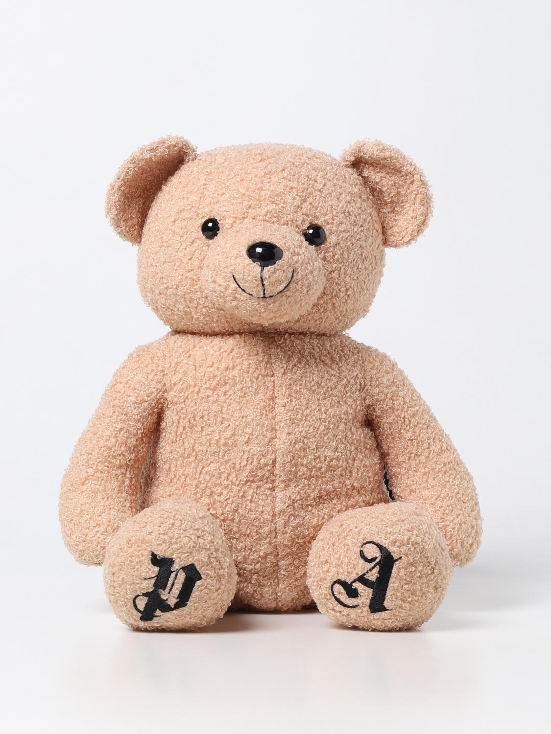 Palm Angels Teddy backpack in synthetic shearling - Brown