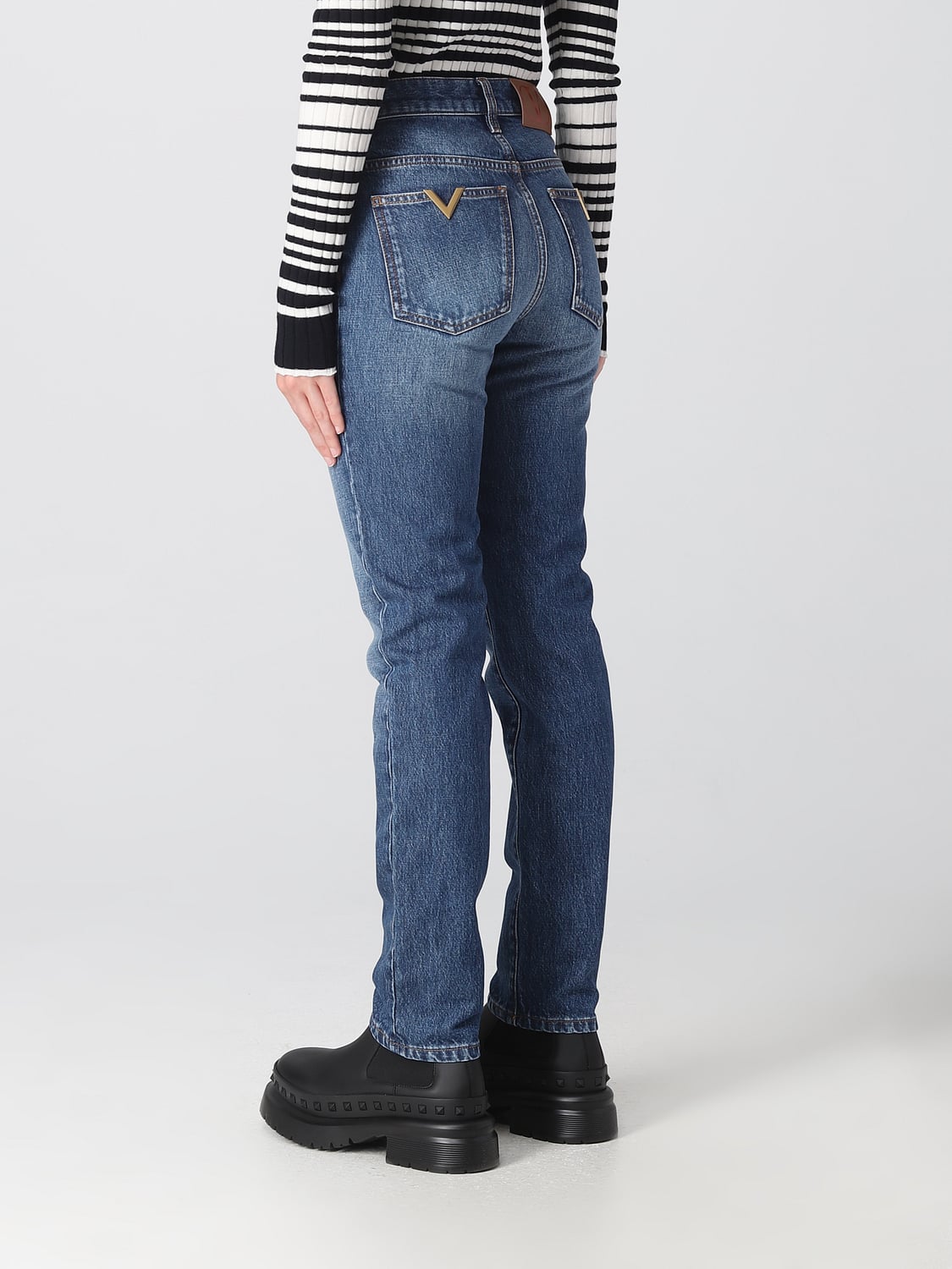 VALENTINO VAQUEROS: Vaquero mujer Valentino, Azul Oscuro - Img 3