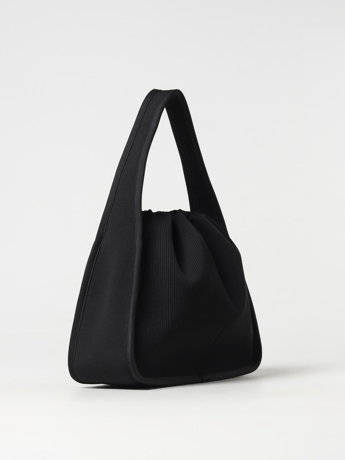 Alexander Wang bag in ribbed knit - Black | 20422K21T | GIGLIO.COM