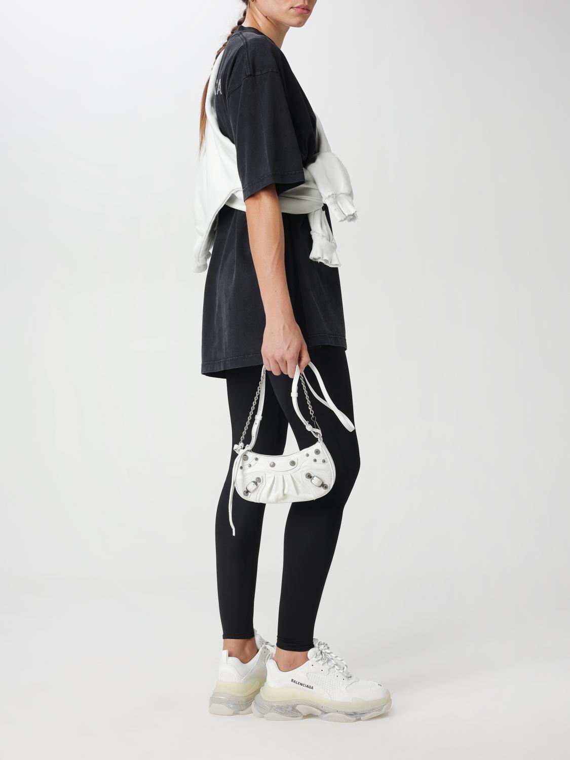 パンツ BALENCIAGA Woman Pants Black 751688TNV43 1000 BALENCIAGA: leggings in stretch fabric - Black | Balenciaga