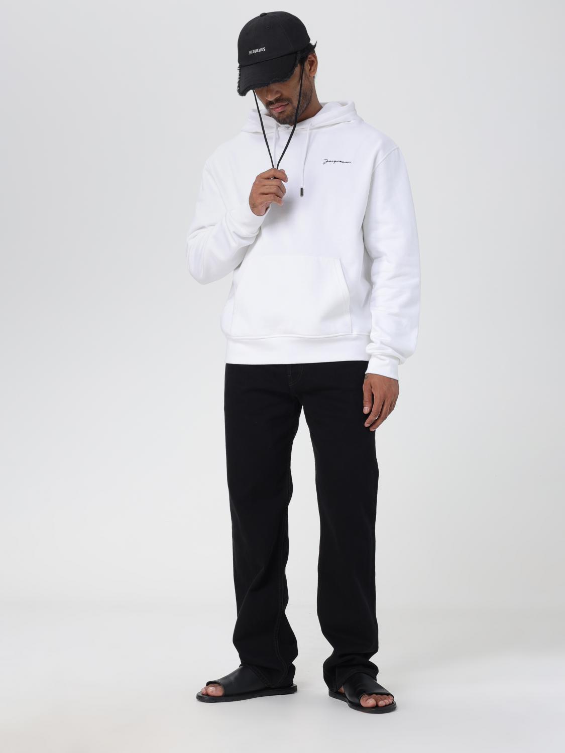 JACQUEMUS SUDADERA: Sudadera hombre Jacquemus, Blanco - Img 2