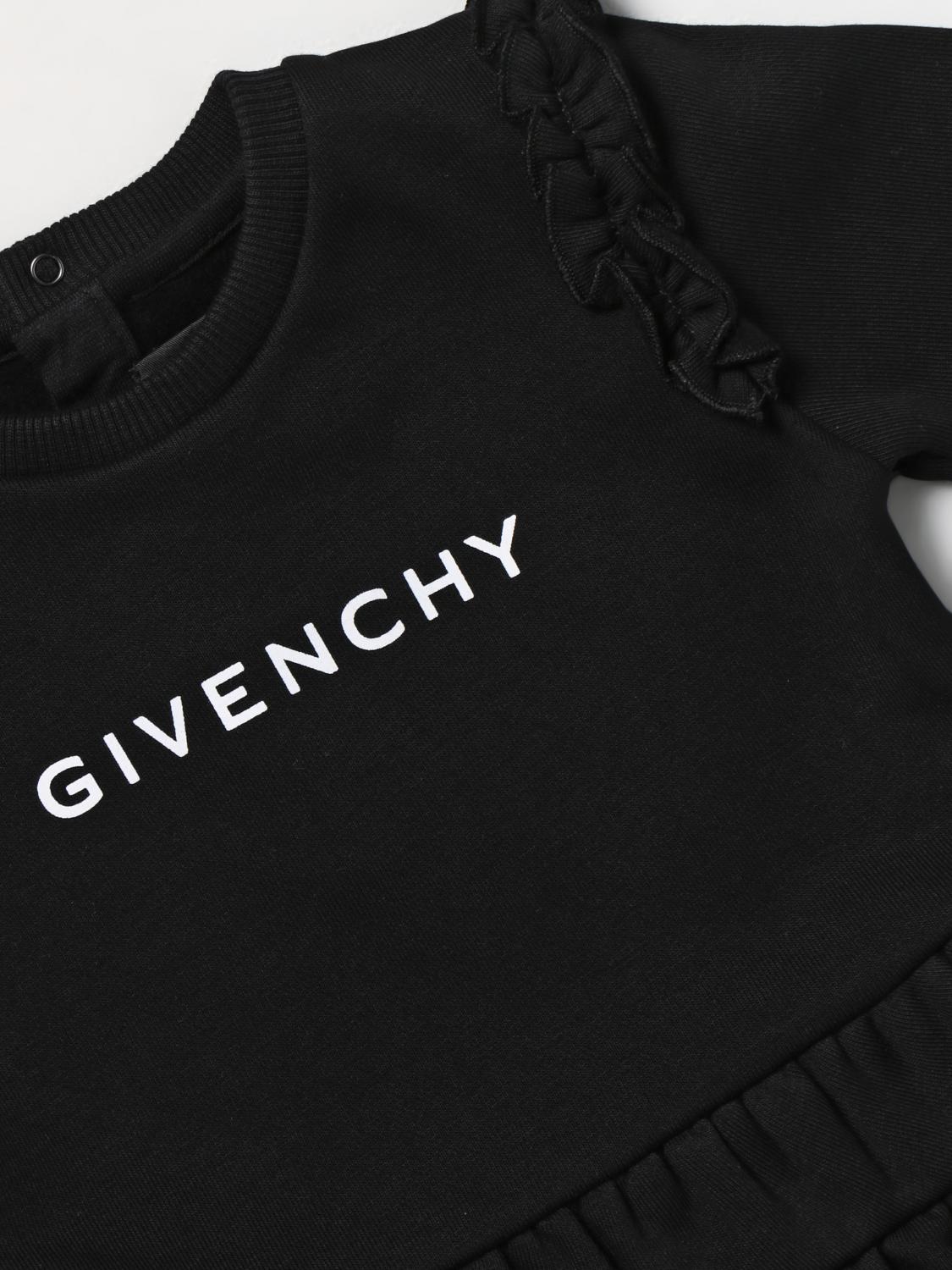 GIVENCHY 连衣裙: 连衣裙 儿童 Givenchy, 黑色 - Img 3