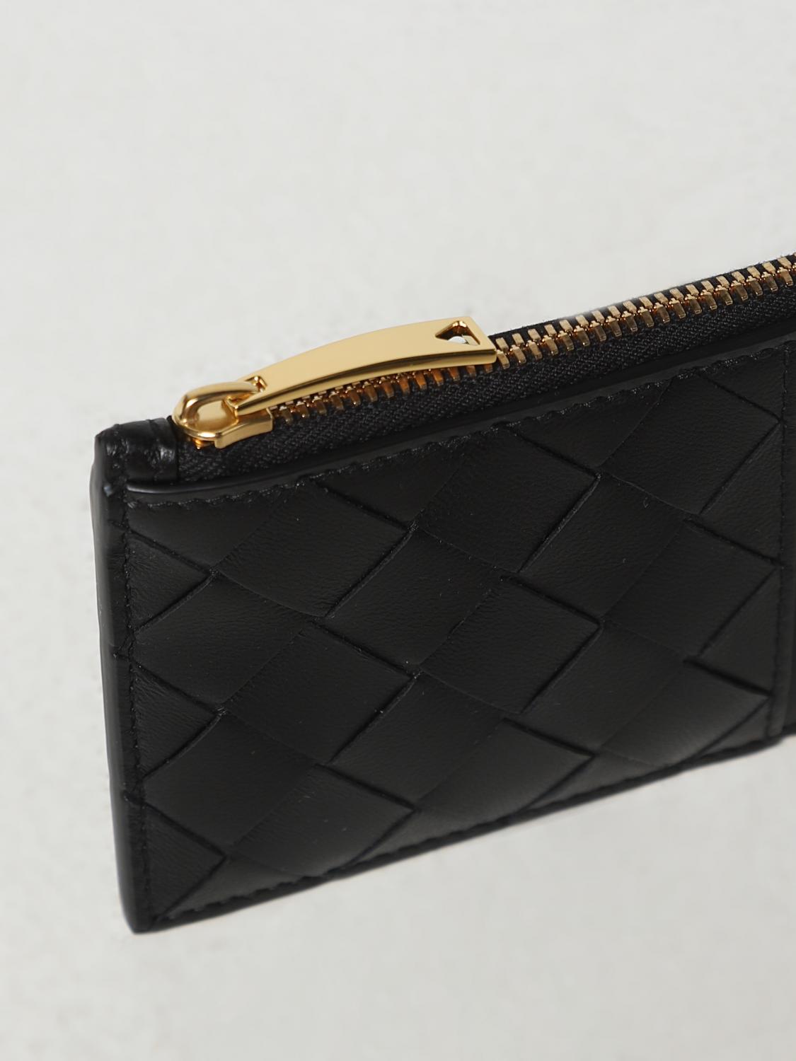 BOTTEGA VENETA 钱包: 钱包 女士 Bottega Veneta, 黑色 - Img 3