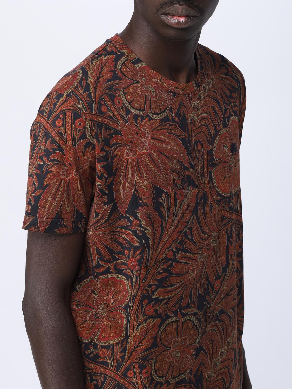 ETRO: T-shirt in cotton - Blue | Etro t-shirt 1Y0209277