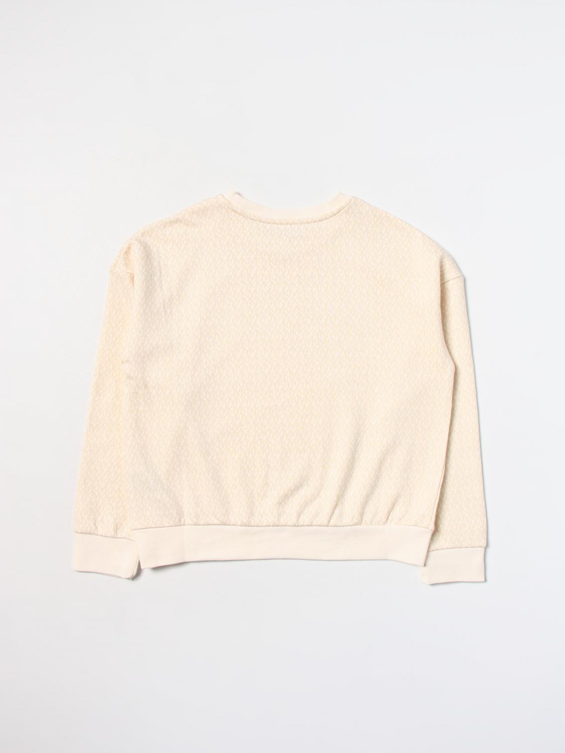 MICHAEL KORS SWEATER: Michael Kors sweatshirt in cotton blend, Beige - Img 2