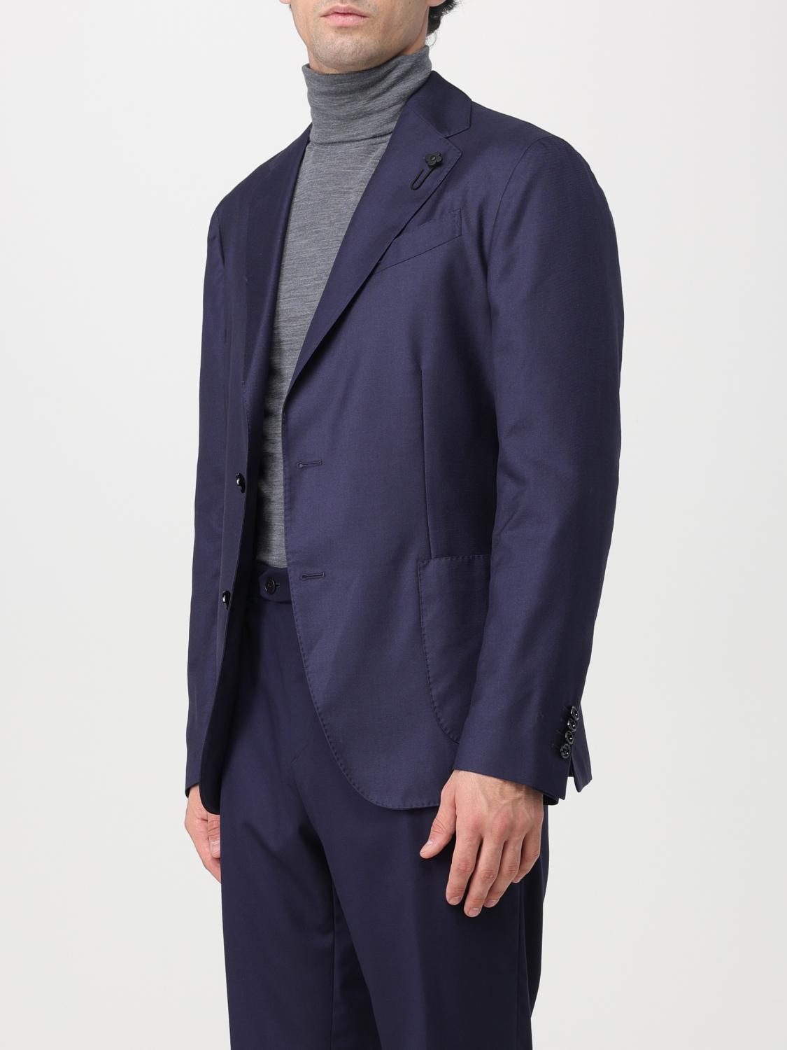 LARDINI BLAZER: Blazer herren Lardini, Blau - Img 4
