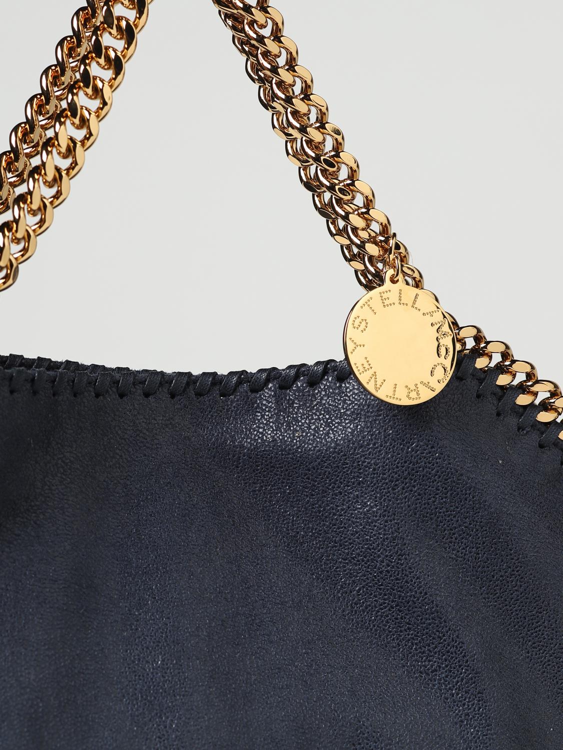 STELLA MCCARTNEY BORSA A MANO: Borsa Falabella Stella McCartney in camoscio sintetico cracklè, Blue - Img 3