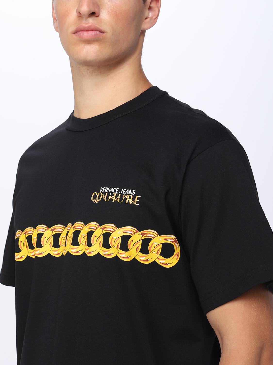 VERSACE JEANS COUTURE CAMISETA: Camiseta hombre Versace Jeans Couture, Negro - Img 3