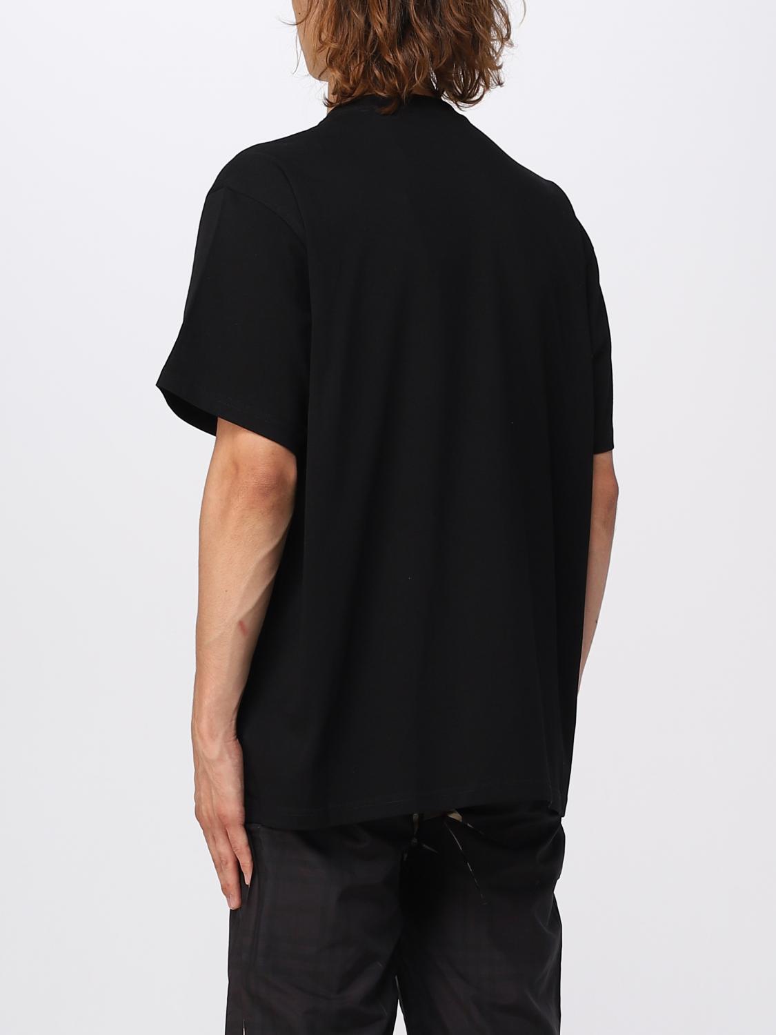 Burberry cotton T-shirt with embroidered EKD - Black | 8072775