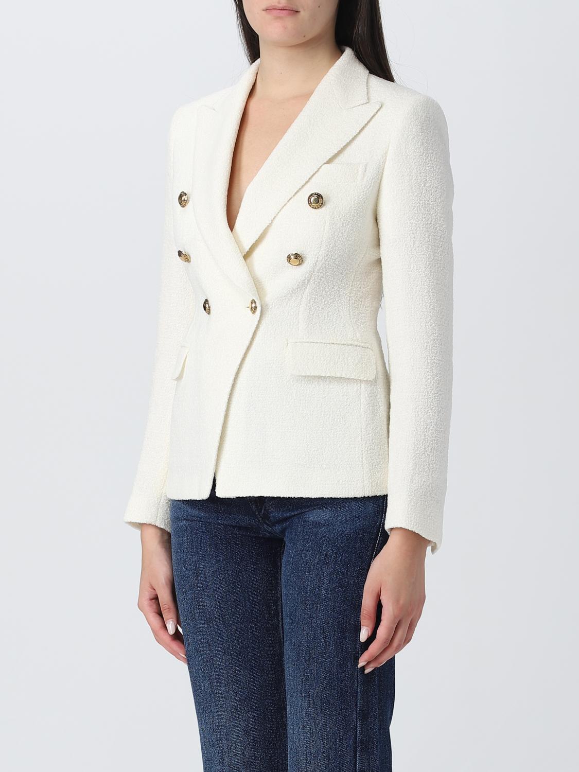 アウターその他 TAGLIATORE Woman Blazer White JALICYA10BG60002 Y1088 TAGLIATORE: Jacket woman - White | Tagliatore blazer