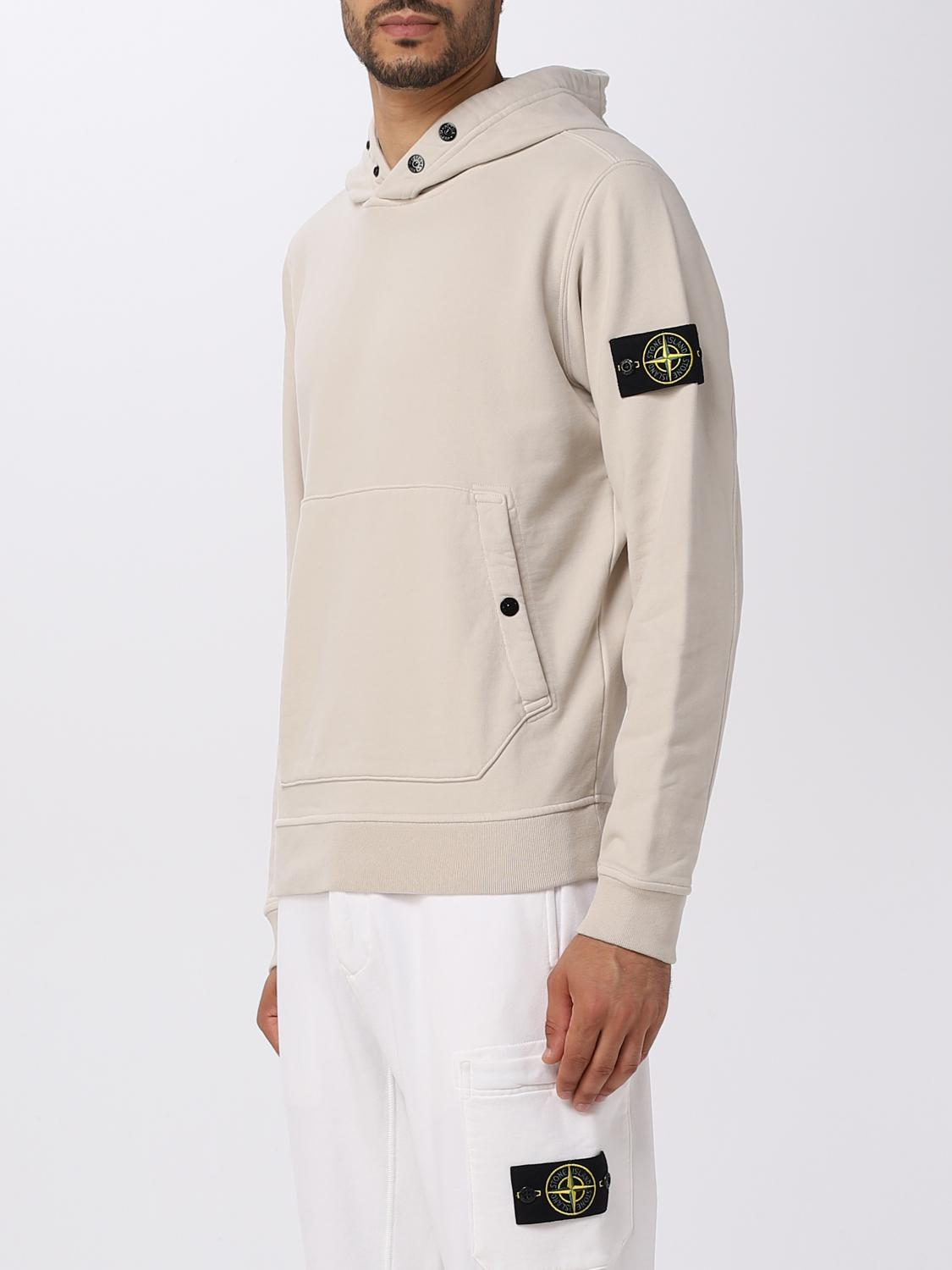 STONE ISLAND SWEATSHIRT: Pull homme Stone Island, Blanc - Img 4