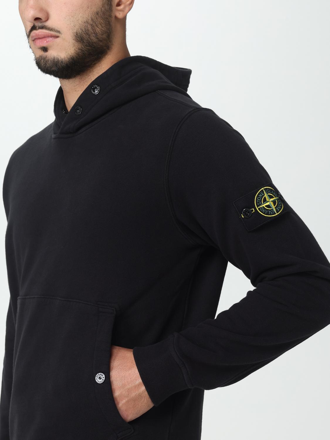 STONE ISLAND SWEATSHIRT: Pull homme Stone Island, Noir - Img 5