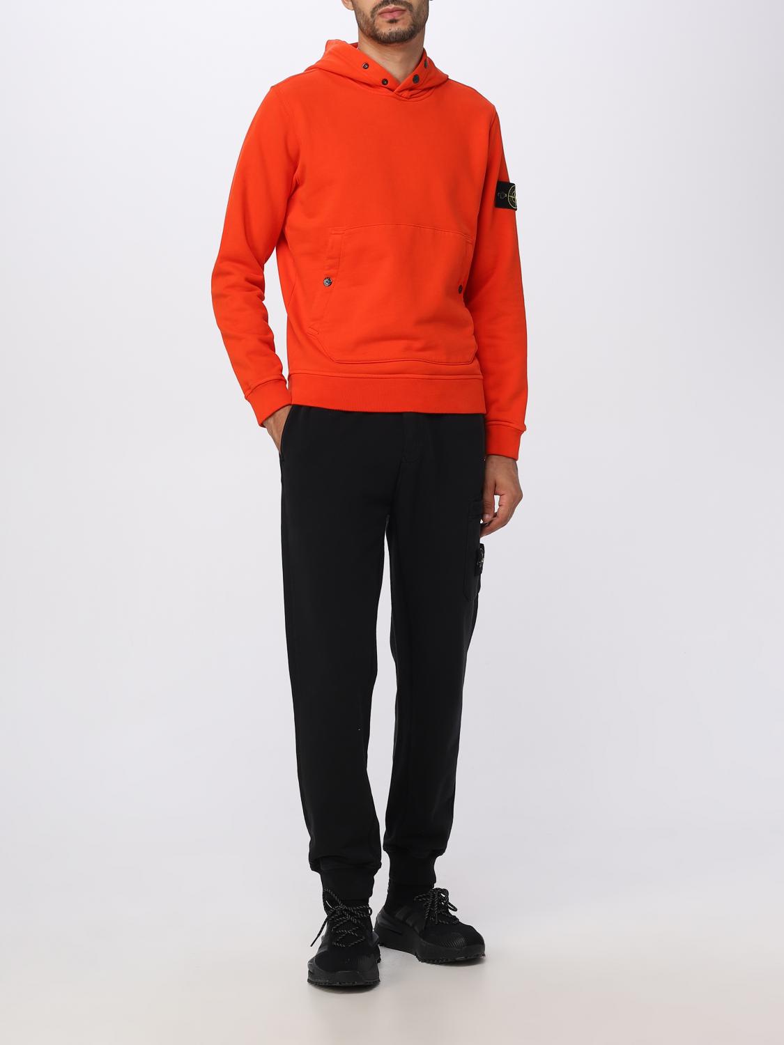 STONE ISLAND SWEATSHIRT: Pull homme Stone Island, Orange - Img 2