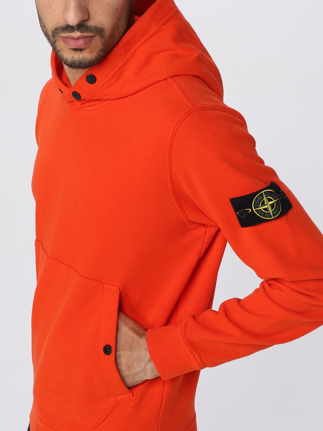 STONE ISLAND SWEATSHIRT: Pull homme Stone Island, Orange - Img 5