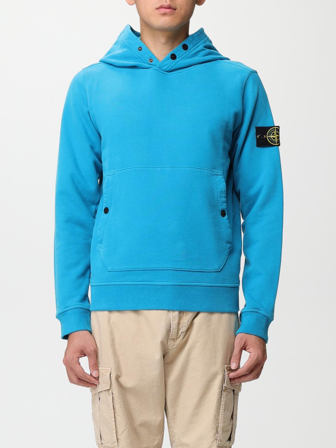 STONE ISLAND SWEATSHIRT: Pull homme Stone Island, Turquoise - Img 1