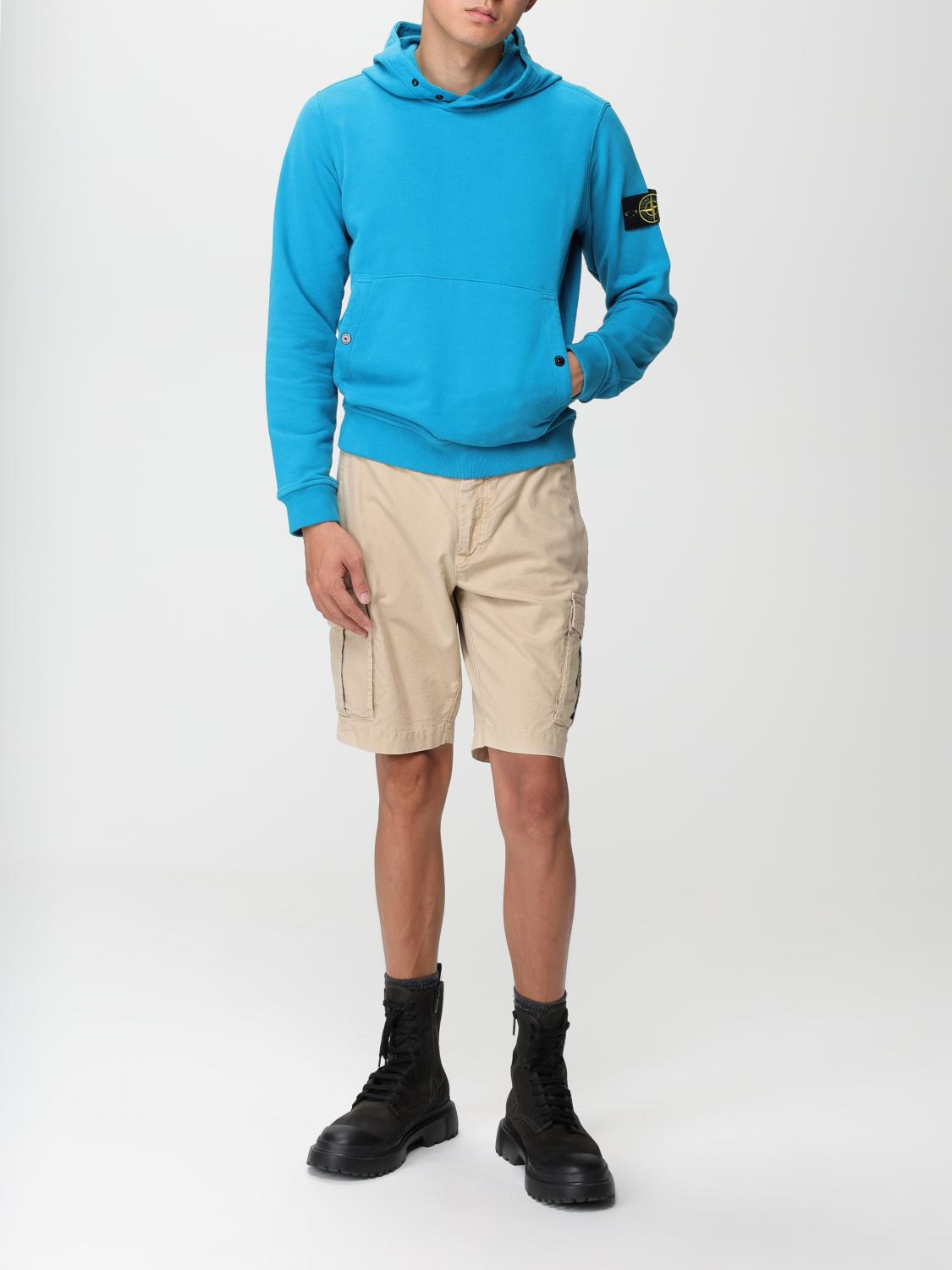 STONE ISLAND SWEATSHIRT: Pull homme Stone Island, Turquoise - Img 2