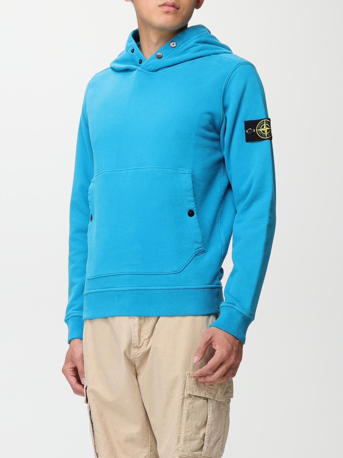 STONE ISLAND SWEATSHIRT: Pull homme Stone Island, Turquoise - Img 4