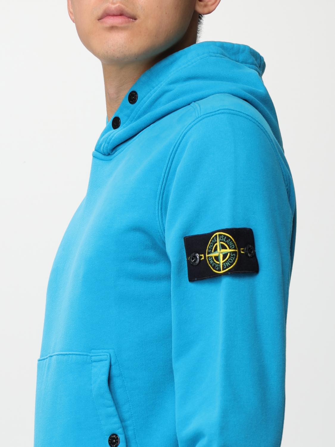 STONE ISLAND SWEATSHIRT: Pull homme Stone Island, Turquoise - Img 5