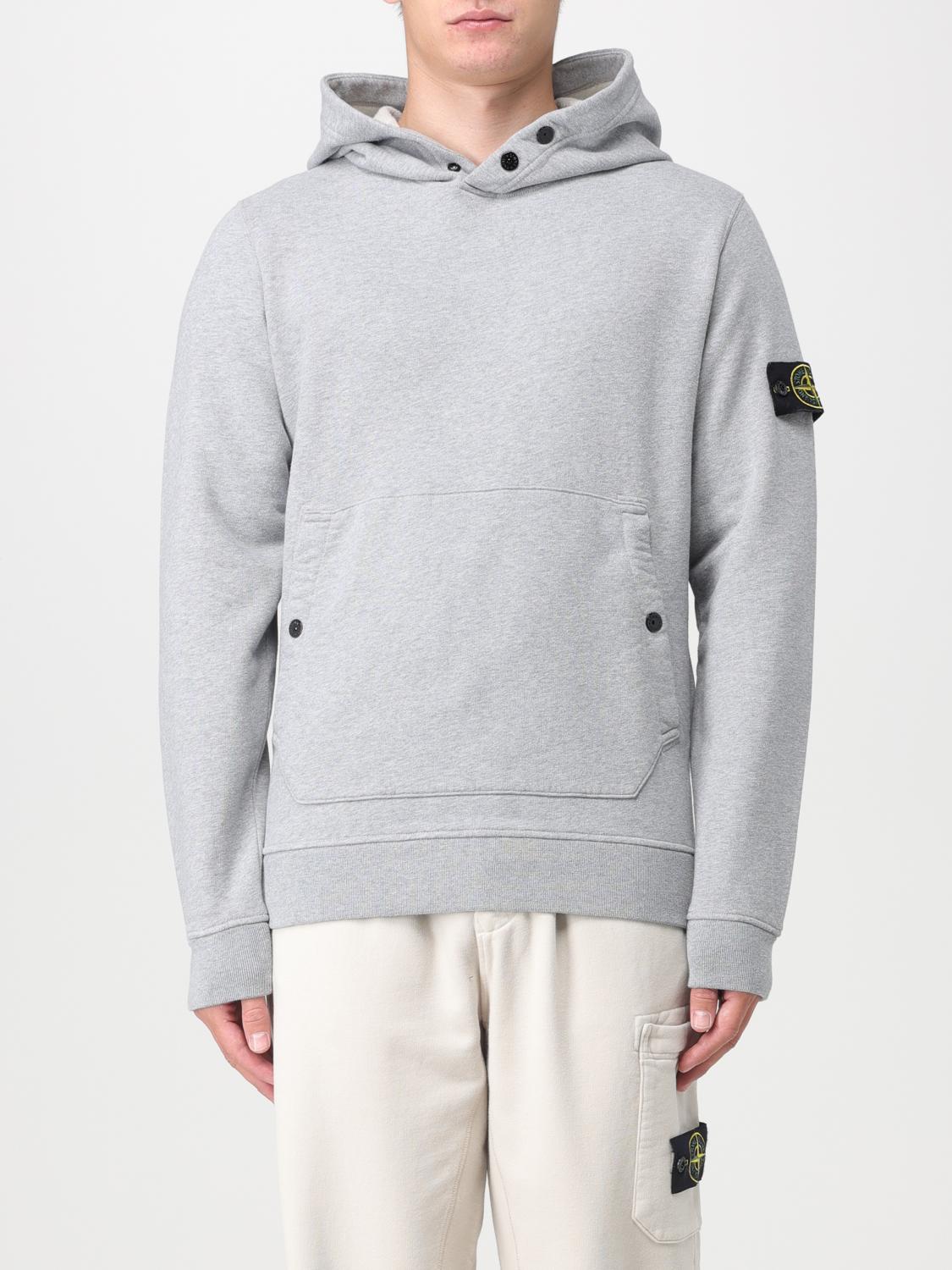 STONE ISLAND SWEATSHIRT: Pull homme Stone Island, Gris - Img 1